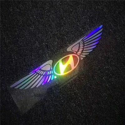 3D nalepka za avto, laserska, angelova krila ✧4 kosi✧