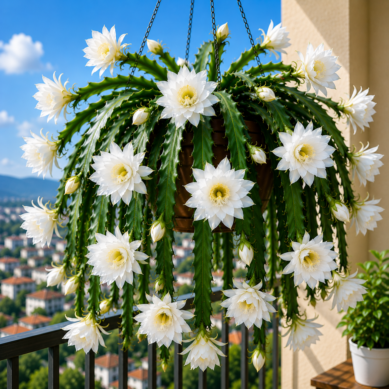 💫 Rzadki kaktus storczykowy Epiphyllum 🌸 Rzadki kwiat, który każdy chce podziwiać