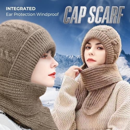 [Zimska razprodaja⛄] Celovita zaščita za ušesa, kapa in šal, odporna na veter✨