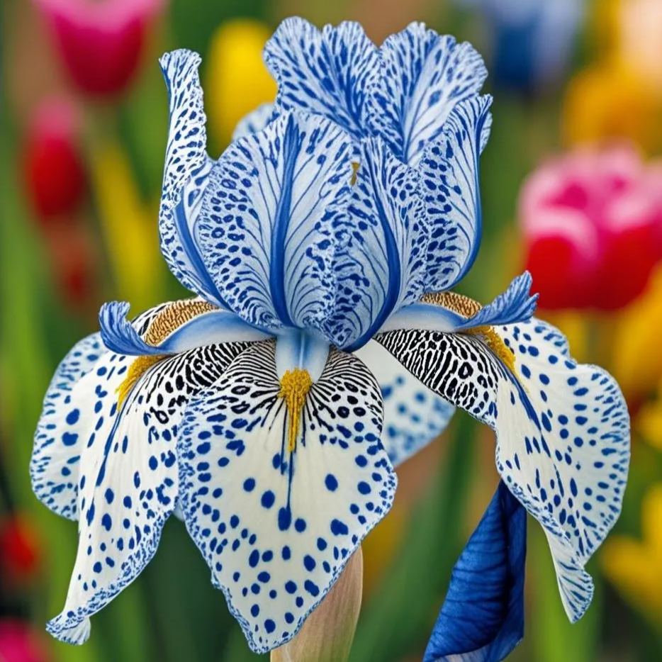 ⚜️Redek, visok bradati iris (premium sorta s koreninami)