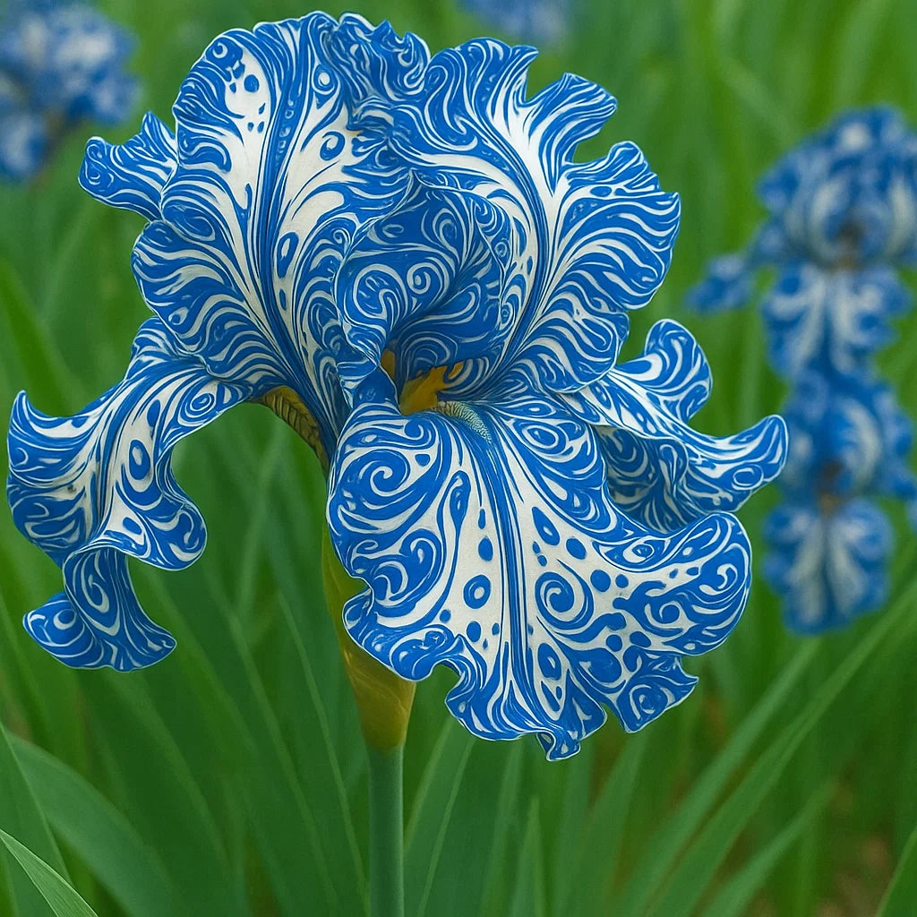 ⚜️Redek, visok bradati iris (premium sorta s koreninami)