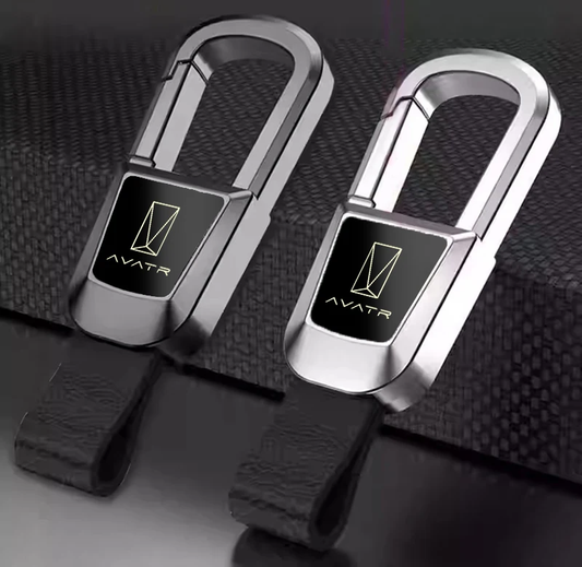 🎉Висококачествен ключодържател за кола от естествена кожа