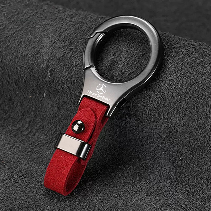 Gorąca wyprzedaż ✨50% OFF ✨Zamszowy brelok z prostym logo samochodu