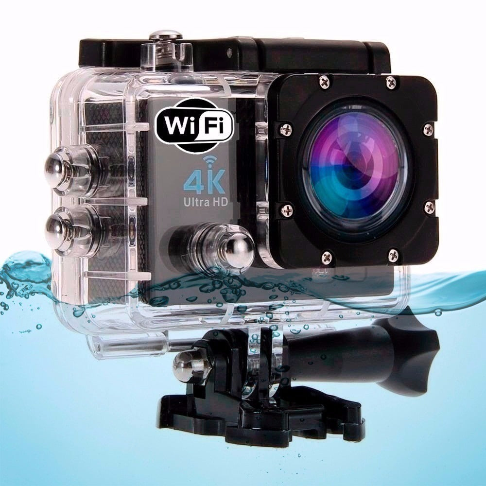 4K Ultra HD Екшън камера, водоустойчива, WiFi