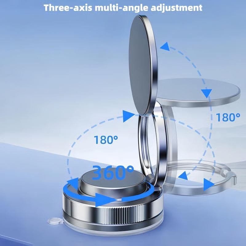 🔥Купете повече, спестете повече🔄360° регулируем магнитен вакуумен държач за телефон📱🚗