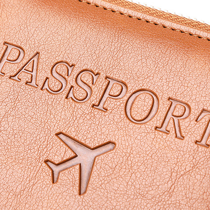 🧳2025 Пътуване✈️Многофункционален RFID портфейл за паспорт