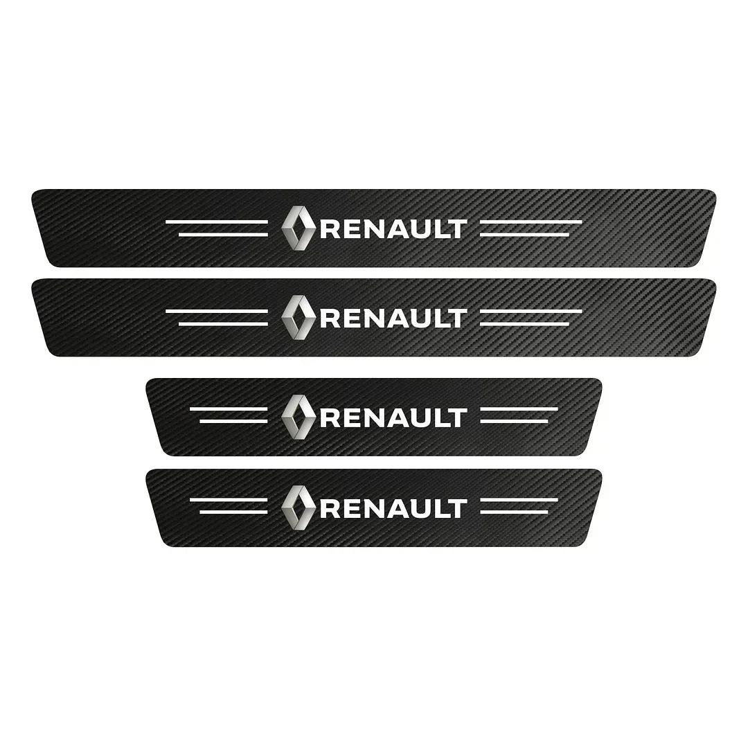 Протектор за прагове от въглеродни влакна (8 бр.)