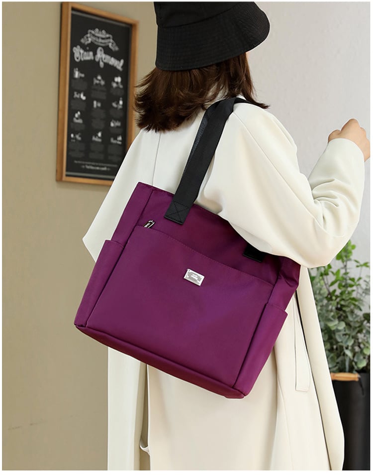 🔥Vodoodporna najlonska torba za čez ramo z veliko kapaciteto in več žepi👜