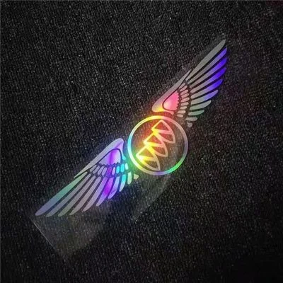 3D nalepka za avto, laserska, angelova krila ✧4 kosi✧