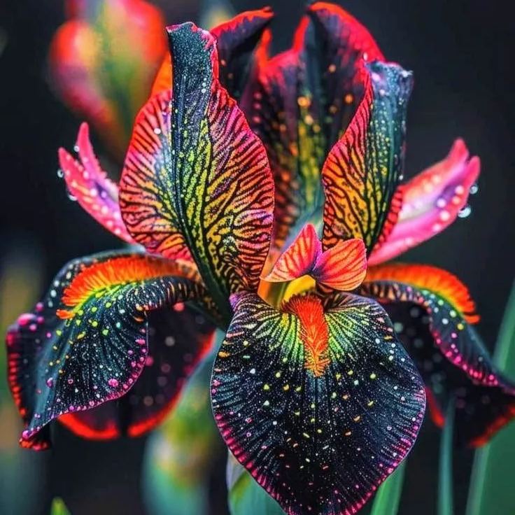 ⚜️Redek, visok bradati iris (premium sorta s koreninami)