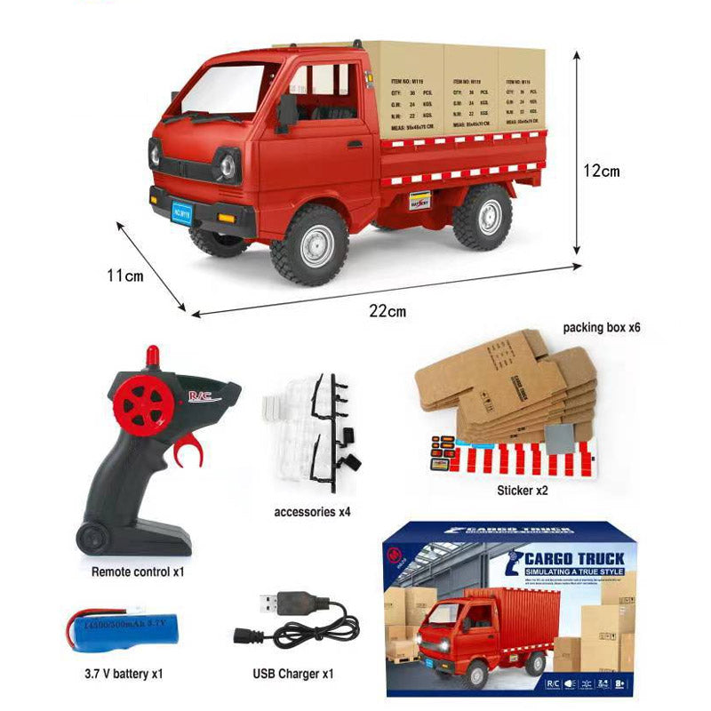 🔥🎁 Играчка контейнеровоз с дистанционно управление, презареждаща се 🎮🚚