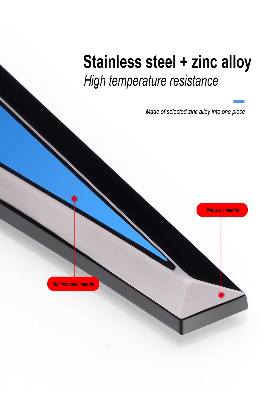 Креативни поцинковани метални стикери за кола ✨2 бр.✨