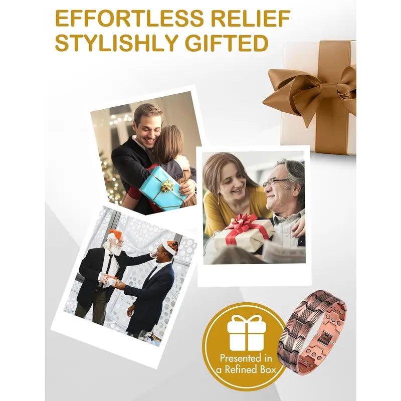 Медна магнитна гривна —— Облекчава умората и насърчава кръвообращението