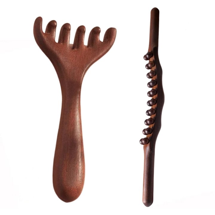 Гребен за масаж на меридианите с шест нокътя