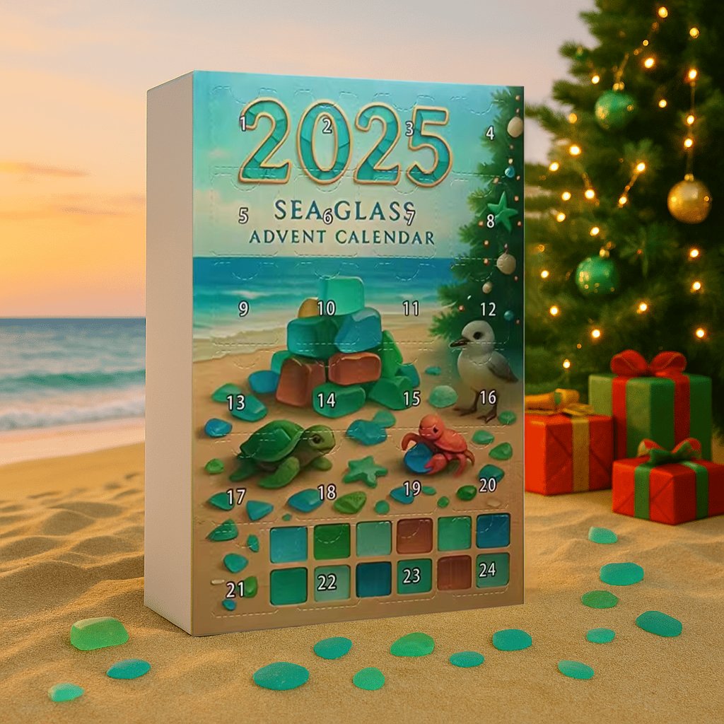 🌊✨Akrilni adventni koledar z učinkom božičnega drevesca 🎄❄️