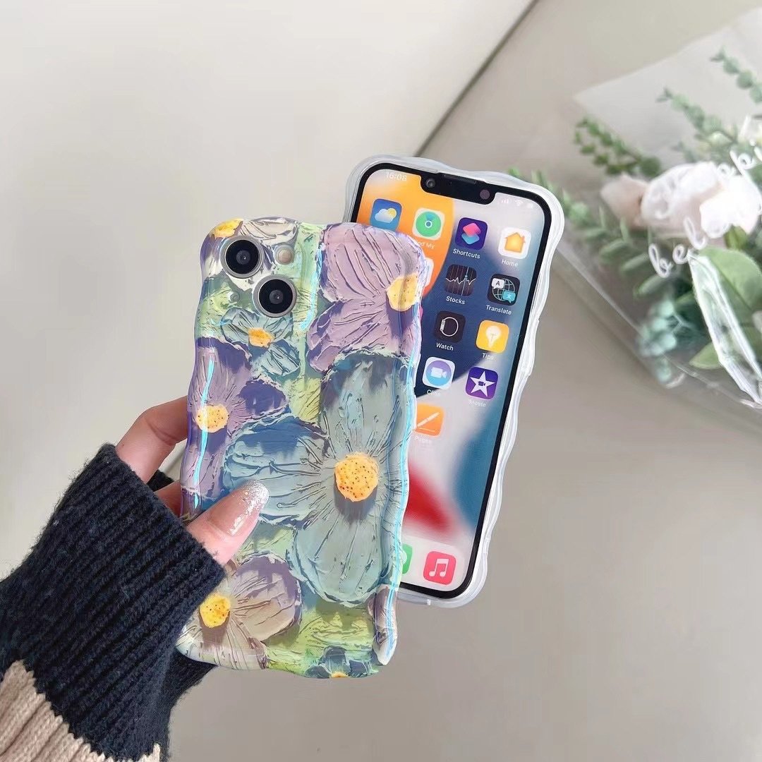 Калъф за iPhone с цветна маслена картина