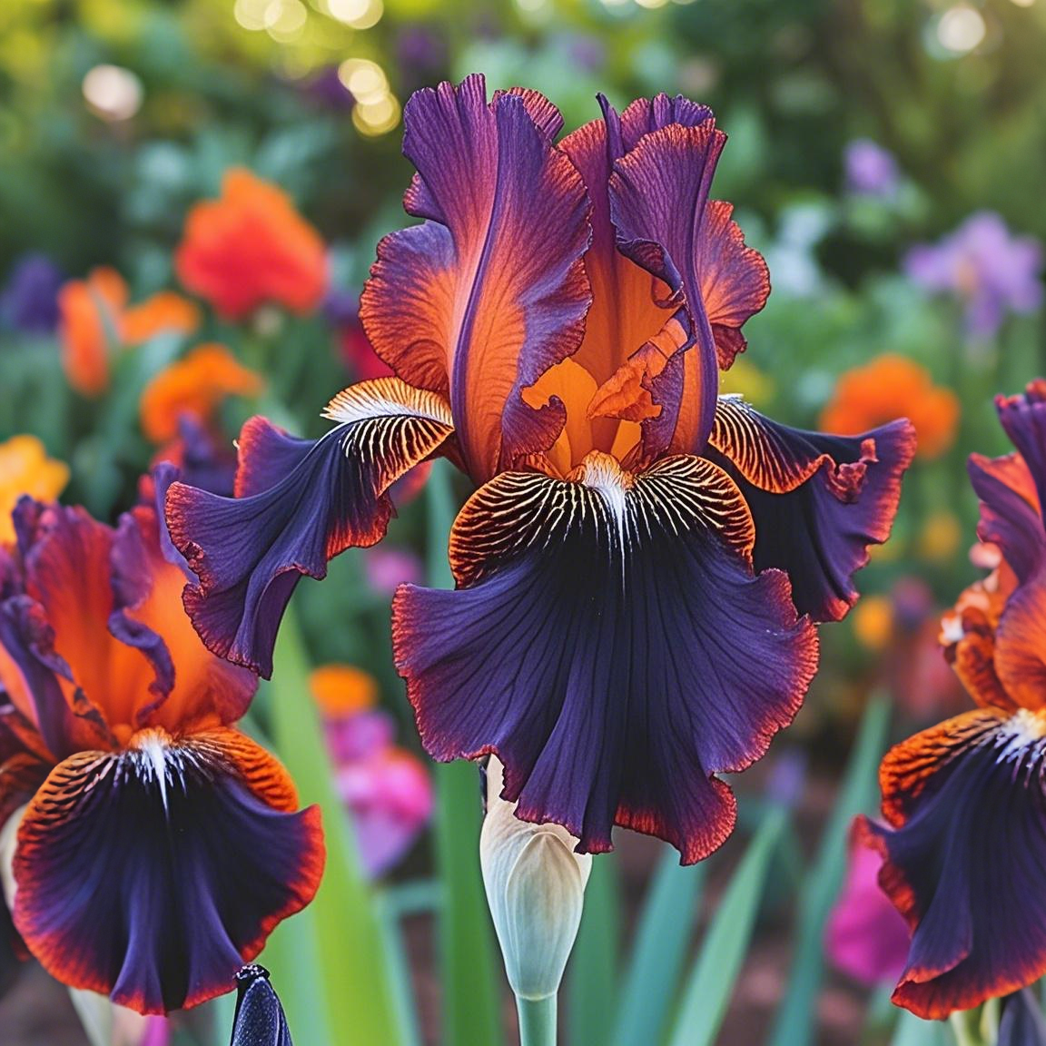 ⚜️Redek, visok bradati iris (premium sorta s koreninami)