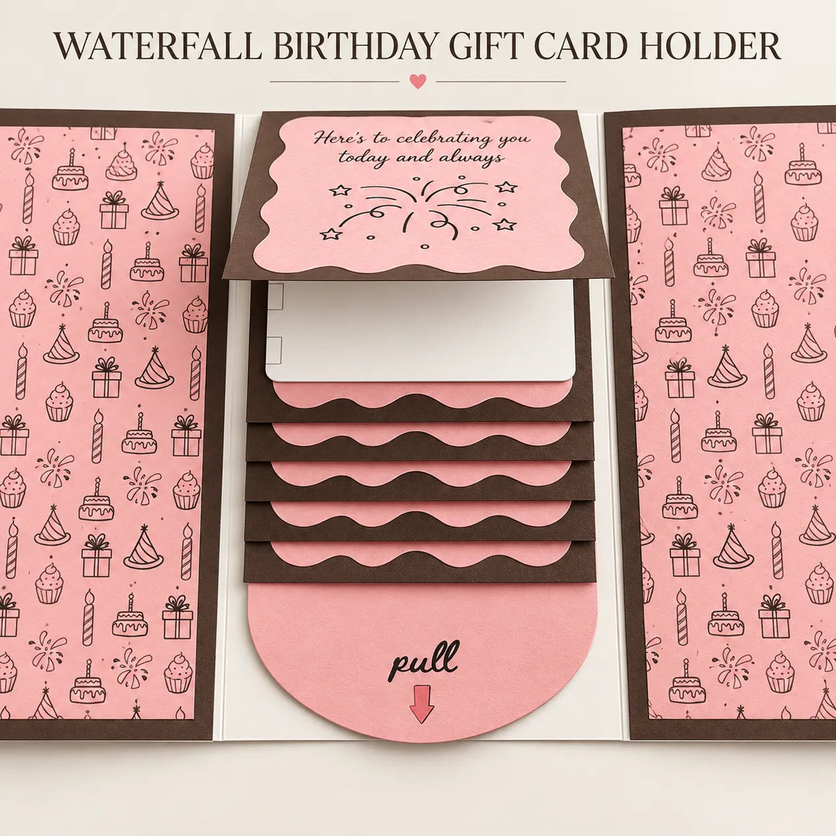 2026 New 🎅💳 Waterfall Christmas Gift Card Booklet ✨