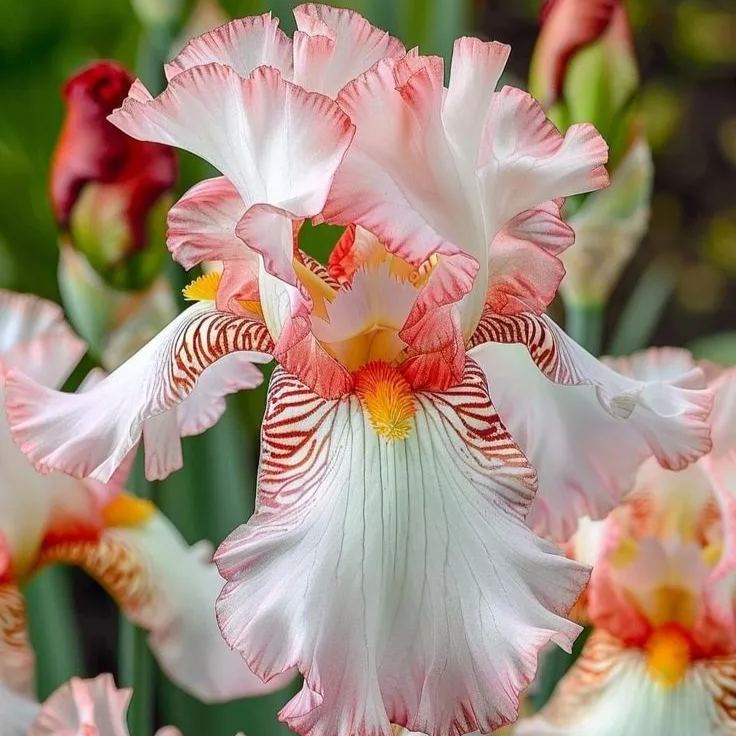 ⚜️Redek, visok bradati iris (premium sorta s koreninami)