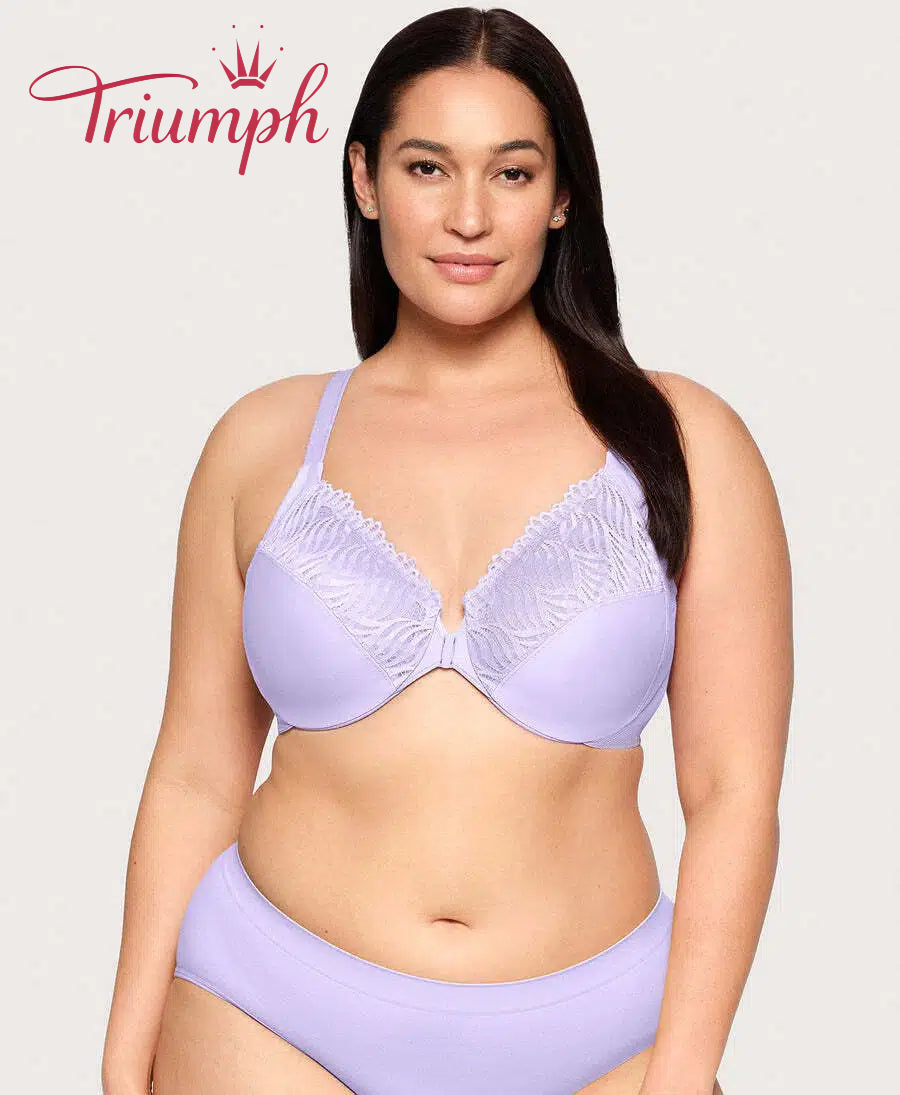 Triumph - (4 szt.) - 💖Biustonosz z zapięciem z przodu i tyłem w kształcie litery T