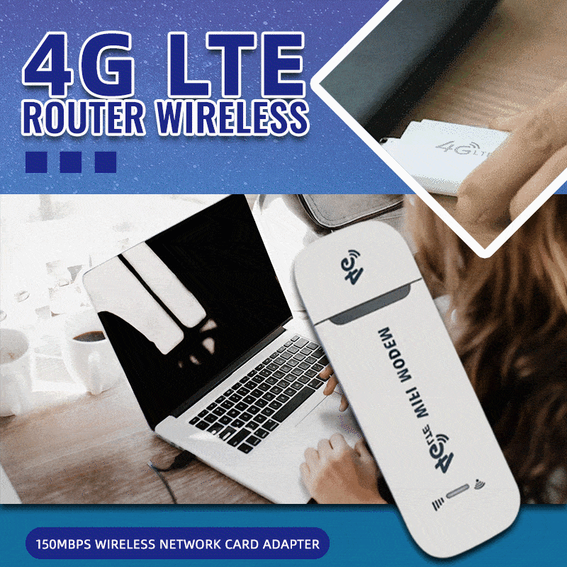 4G LTE рутер Безжичен мобилен широколентов достъп USB 150Mbps Безжичен мрежов адаптер
