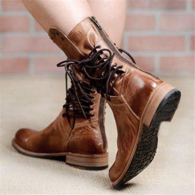 Damskie modne buty w jednolitym kolorze