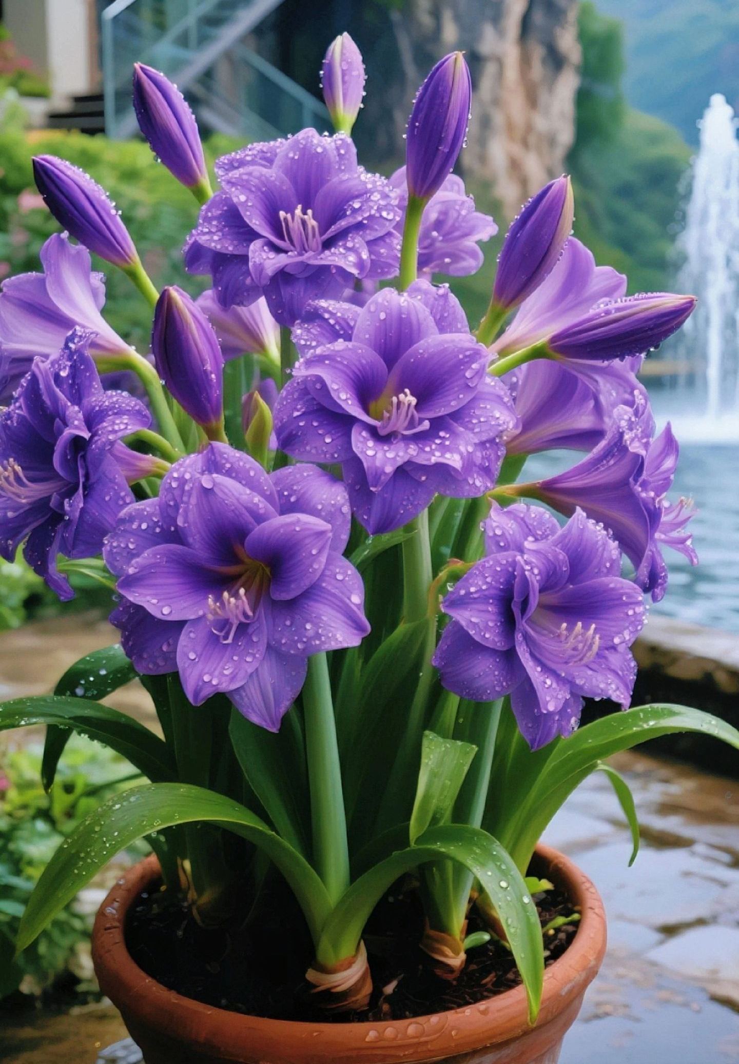 Луковици от ароматен амарилис с двойни венчелистчета