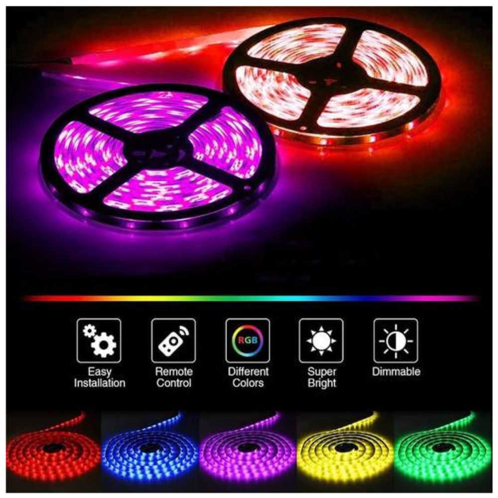 LED лента RGB-W 5м с дистанционно