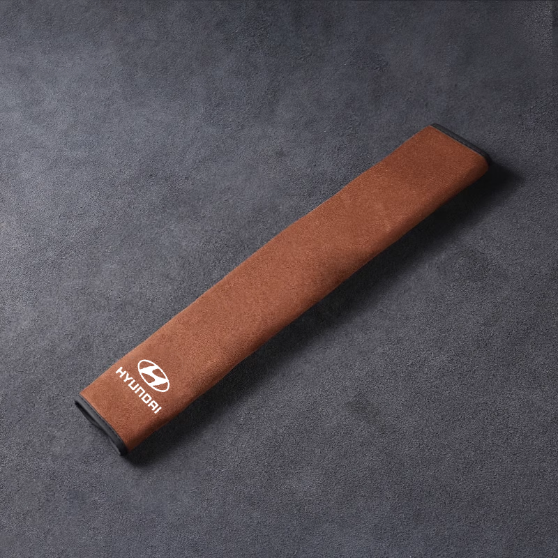 Калъф за предпазен колан от копринена кожа - защита за врата и опция за лого