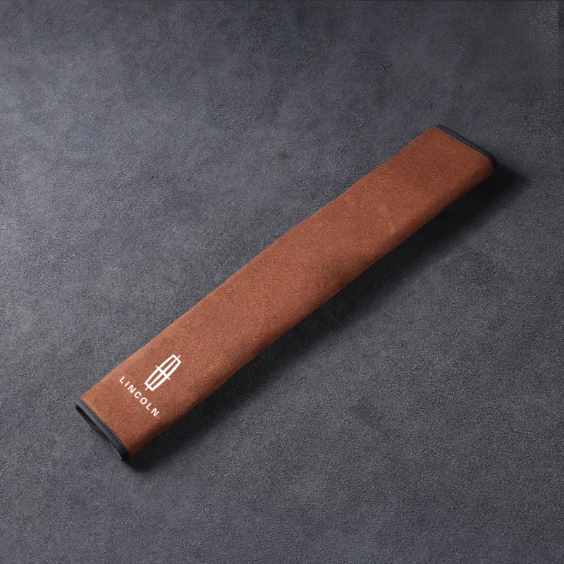 Калъф за предпазен колан от копринена кожа - защита за врата и опция за лого