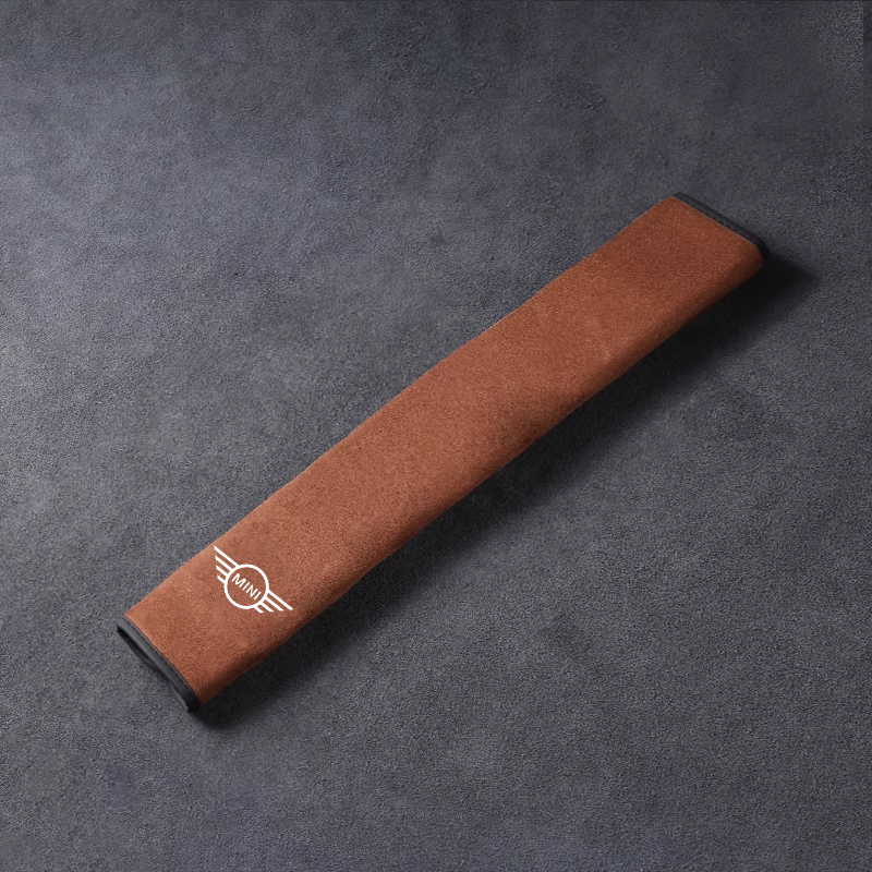 Калъф за предпазен колан от копринена кожа - защита за врата и опция за лого