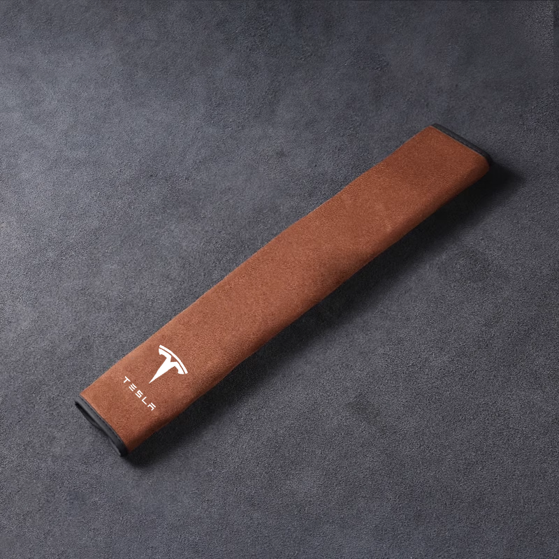 Калъф за предпазен колан от копринена кожа - защита за врата и опция за лого