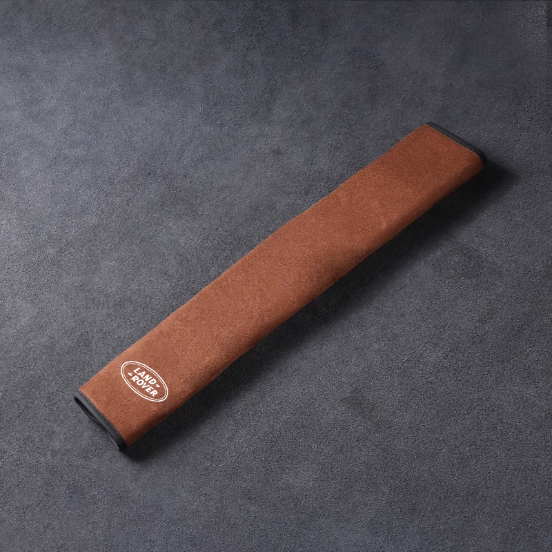 Калъф за предпазен колан от копринена кожа - защита за врата и опция за лого