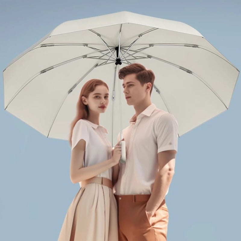 ☂️✨ Чадър с отразяваща лента! Обратно разширяване и свиване без пръски вода, добра видимост в слаба среда