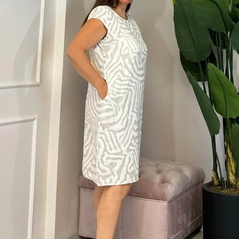 🎁2025 Bohemian Vintage drukowane sukienki casualowe👗
