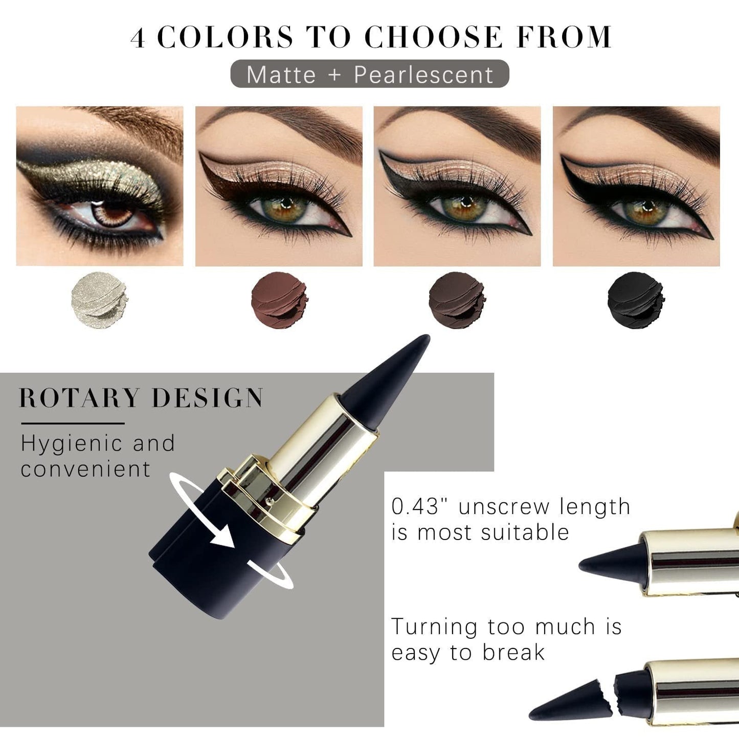 【✨Kupite 1, dobite 1 brezplačno】😍Hitrosušeči mat eyeliner