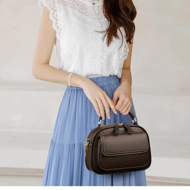 【🎊Нови продукти 30% отстъпка】👜Елегантна двупластова чанта за през рамо с широка презрамка