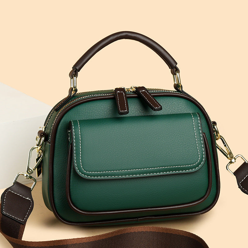 【🎊Нови продукти 30% отстъпка】👜Елегантна двупластова чанта за през рамо с широка презрамка