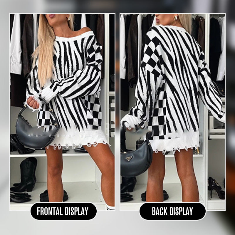 Modny sweter damski