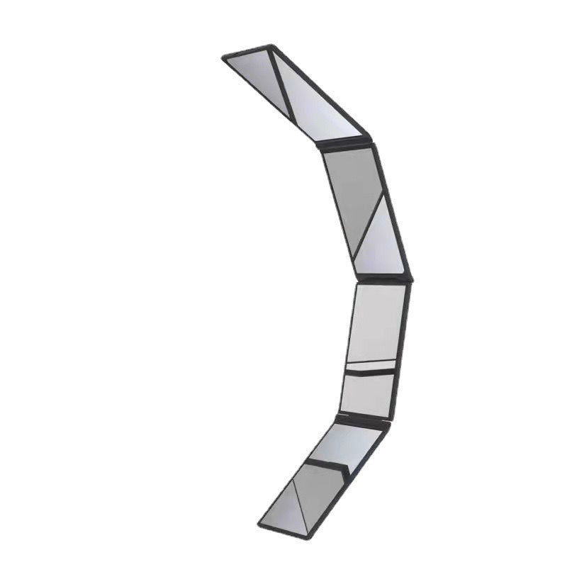 Многоъгълно сгъваемо огледало за самостоятелно оформяне - Наличен изглед отзад