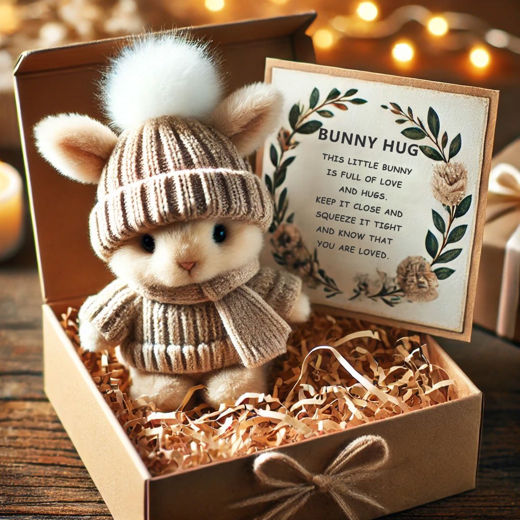 🐇Mini króliczek przytula słodki prezent wielkanocny🎁