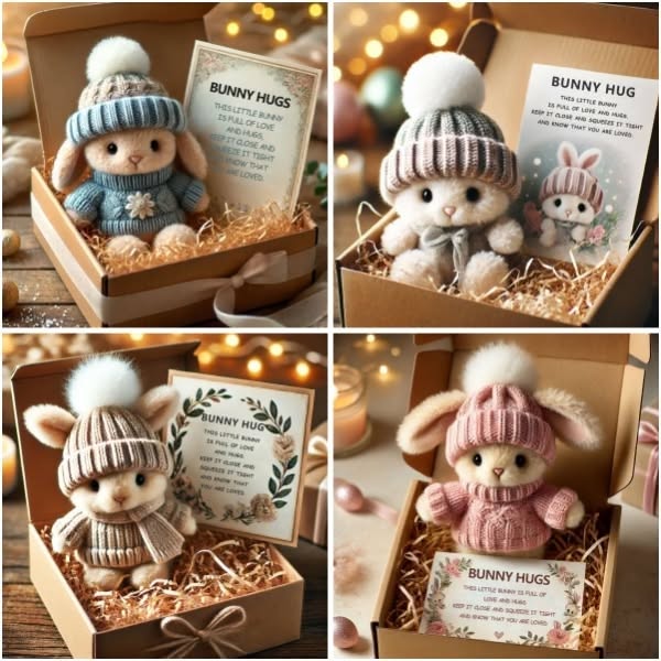 🐇Mini króliczek przytula słodki prezent wielkanocny🎁