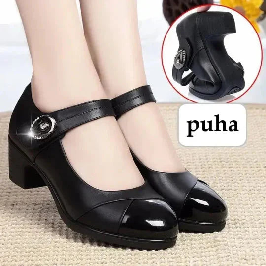 Damskie buty typu Mary Jane w stylu vintage - doskonały komfort i styl retro
