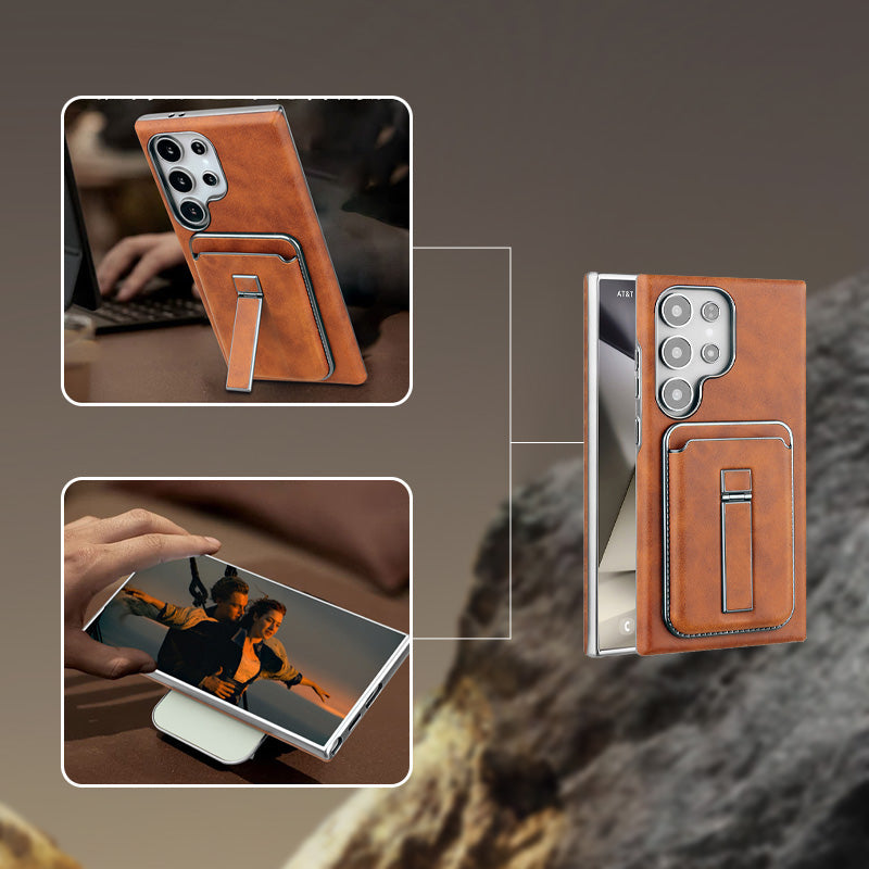 💼 Etui łączone do Samsunga: uchwyt + portfel + magnes | Do podróży, pracy i codziennego użytku