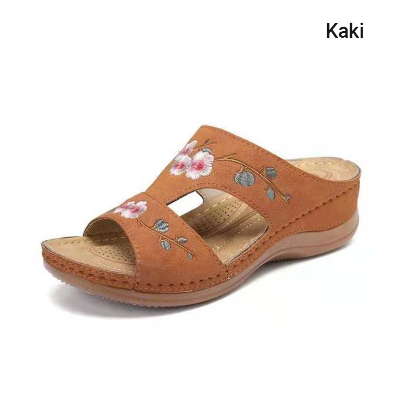 🏖️Удобни дамски чехли с отворени пръсти на платформи