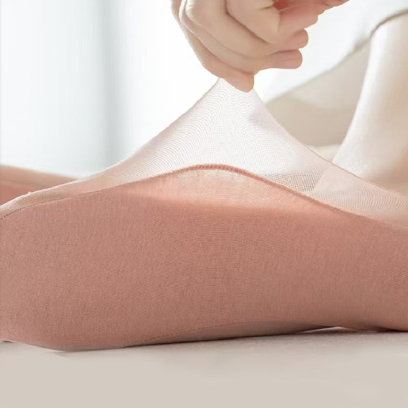 🔥Лятна разпродажба 🔥 Дамски прозрачни мрежести чорапи с ниско деколте и невидима мрежа