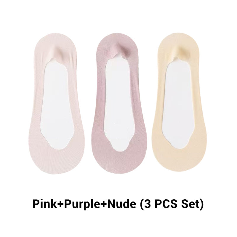 🔥Лятна разпродажба 🔥 Дамски прозрачни мрежести чорапи с ниско деколте и невидима мрежа