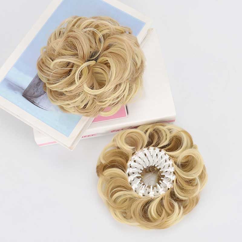 💁‍♀️ Bountiful bun of synthetic material with adjustable fastener