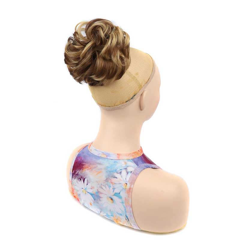 💁‍♀️ Bountiful bun of synthetic material with adjustable fastener