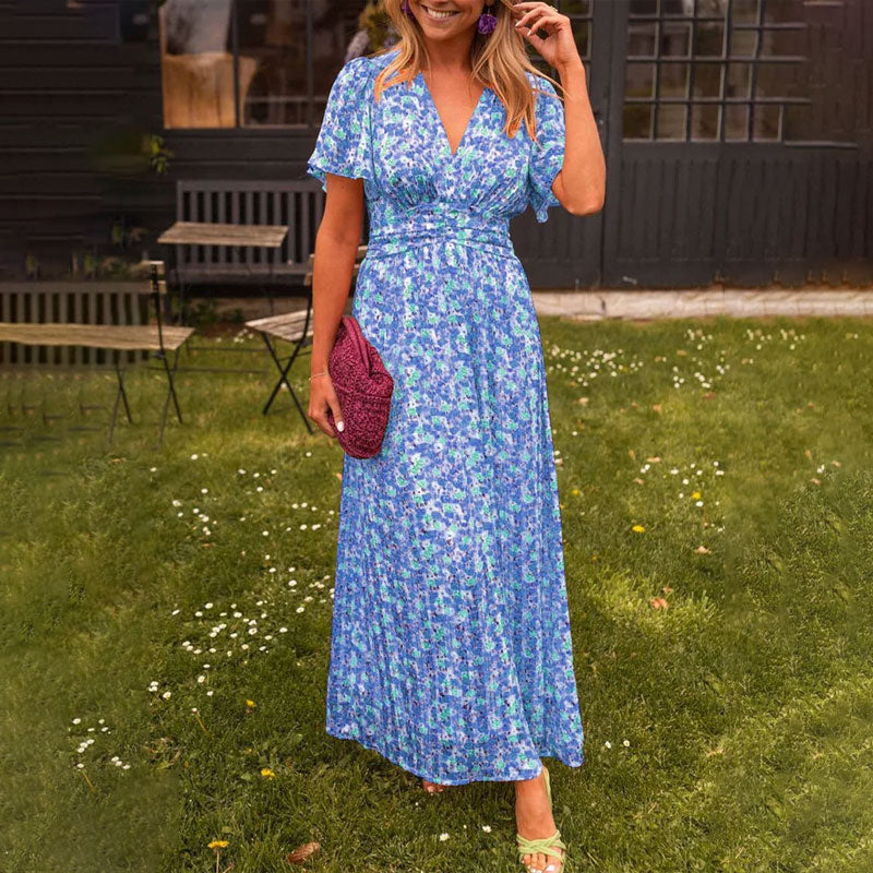 🎉【S-3XL】💃 Sladke vintage obleke z rožastim potiskom za ženske🌹